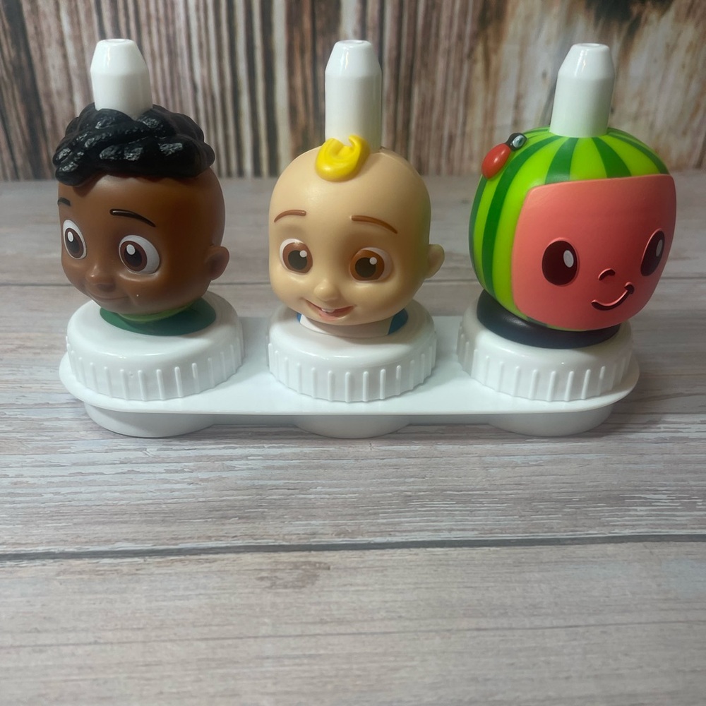 New Unused Coco melon Good2Grow Juice Toppers Only Set Of 3